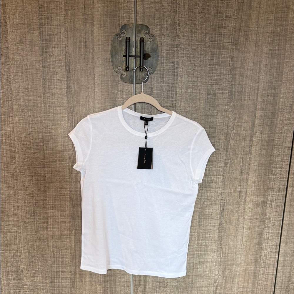 Massimo Dutti Cotton Short‎ Sleeve T-Shirt